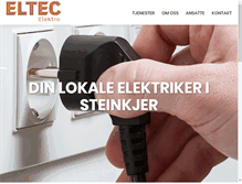 Tablet Screenshot of eltec.no