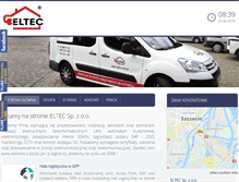 Tablet Screenshot of eltec.com.pl
